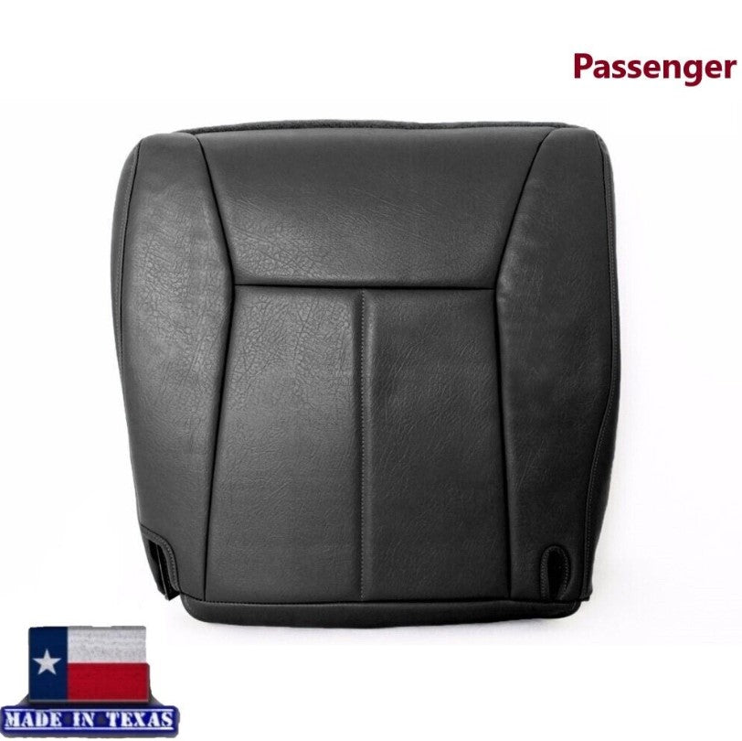1998-2002 Dodge Ram 1500 Base Work Truck SINGLE CAB Seat Cover in Agate Very Dark Gray Vinyl