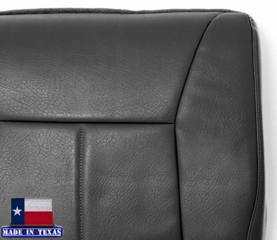 1998-2002 Dodge Ram 1500 Base Work Truck SINGLE CAB Seat Cover in Agate Very Dark Gray Vinyl
