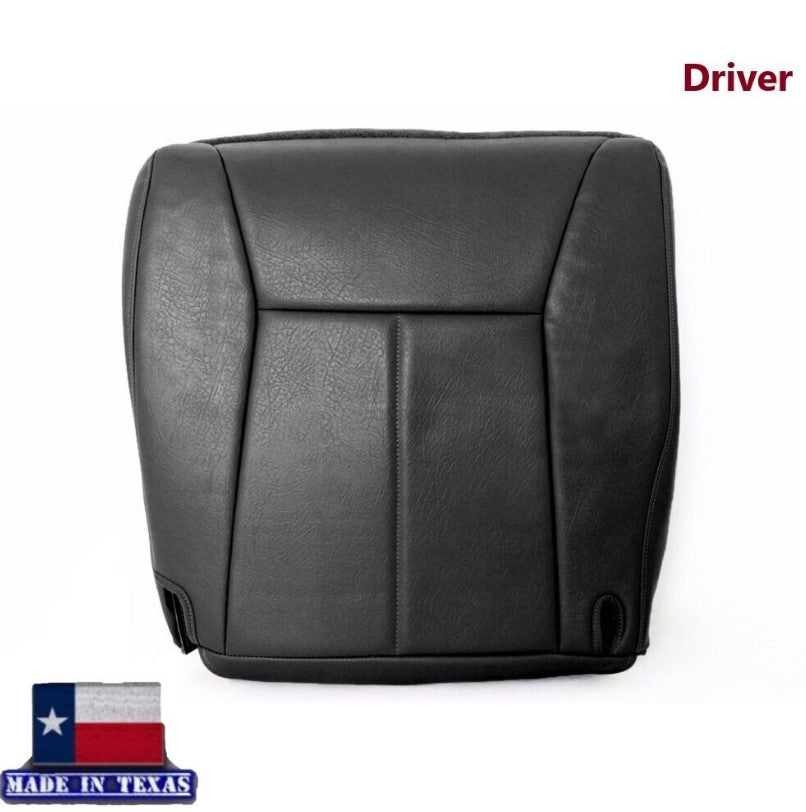 1998-2002 Dodge Ram 1500 Base Work Truck SINGLE CAB Seat Cover in Agate Very Dark Gray Vinyl