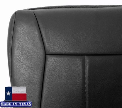1998-2002 Dodge Ram 1500 Base Work Truck SINGLE CAB Seat Cover in Agate Very Dark Gray Vinyl