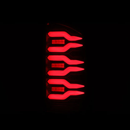 AlphaRex 07-08 Dodge Ram1500/07-09 Dodge Ram 2500+3500 Luxx-Series LED Tail Lights(Pair) Black/Red 641060 *Discontinued