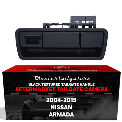 Nissan Armada (2004-2015) Black Replacement Tailgate Handle with Backup Camera