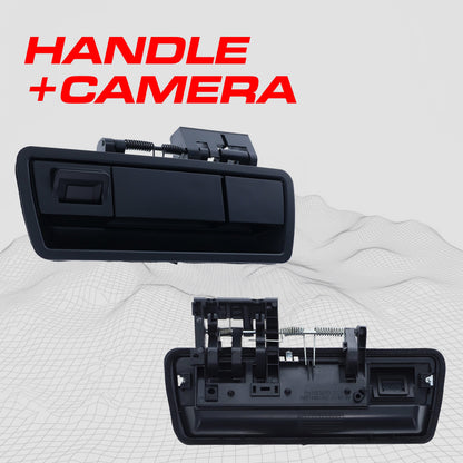 Nissan Armada (2004-2015) Black Replacement Tailgate Handle with Backup Camera