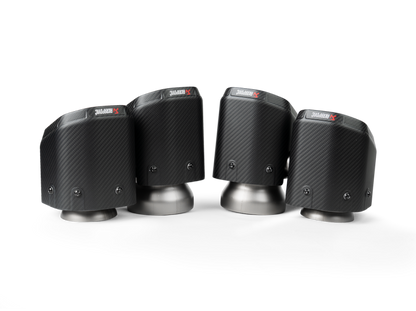 Akrapovic 2024+ BMW M5 (G90,G99) Hexagonal Carbon Fiber Tail Pipe Set TP-CT/79