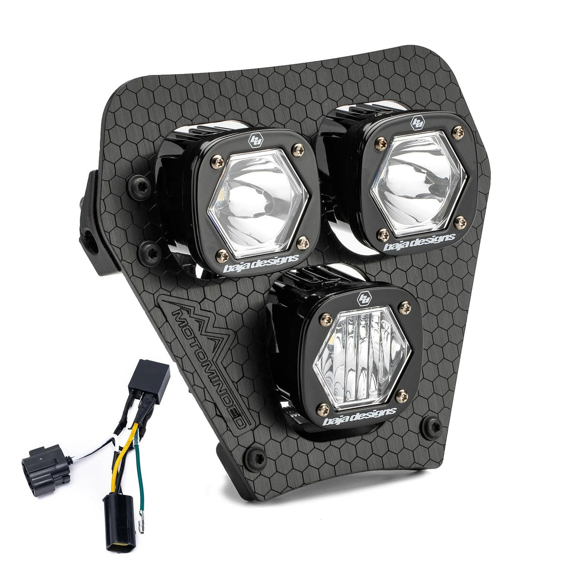 KTM Triple S1 Hydra (D/C) LED Headlight Kit w/ Hi-Low Harness 2024-Up KTM EXC-F