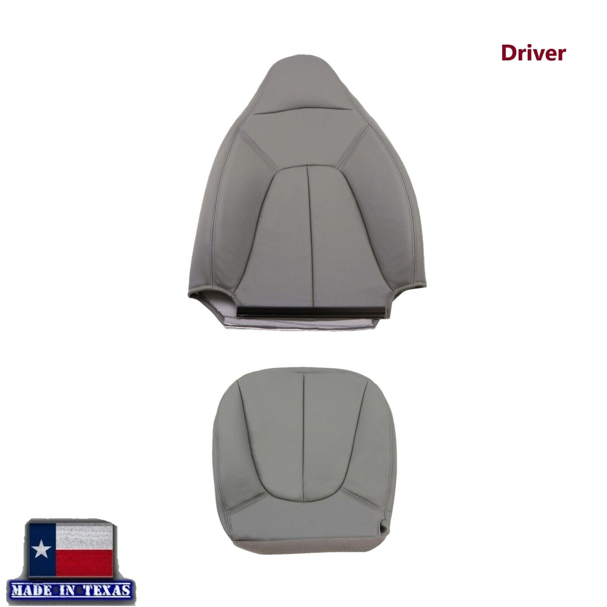 1997 1998 1999 2001 2002 Ford Expedition XLT Eddie Bauer LEATHER Seat Cover Gray