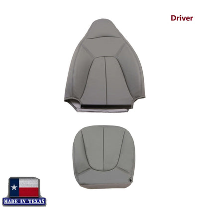 1997 1998 1999 2001 2002 Ford Expedition XLT Eddie Bauer LEATHER Seat Cover Gray