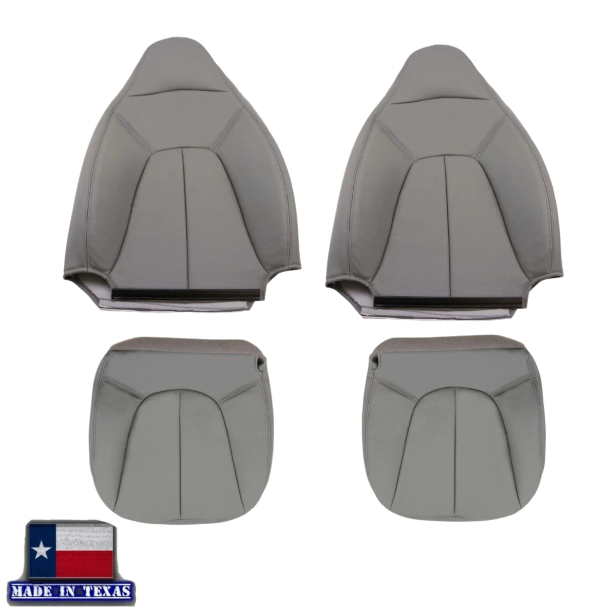 1997 1998 1999 2001 2002 Ford Expedition XLT Eddie Bauer LEATHER Seat Cover Gray