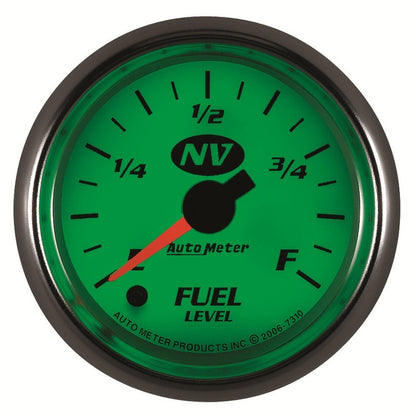 AutoMeter Gauge Fuel Level 2-1/16in. 0-280 Ohm Programmable NV 7310