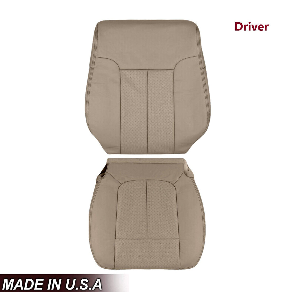 2009-2010 Ford F-150 Lariat Seat Cover Replacement in Camel Tan: Choose From Variants