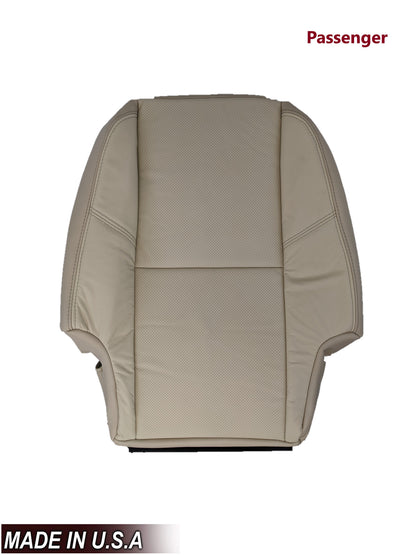 2007-2008 Cadillac Escalade Perforated Second Row Seat Cover in VERY Light Cashmere Tan: Choose From Variation
