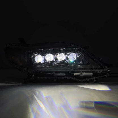 AlphaRex 11-21 Toyota Sienna LUXX LED Proj Headlights Plank Style Alpha Black w/Seq Signal/DRL 880767 *Discontinued