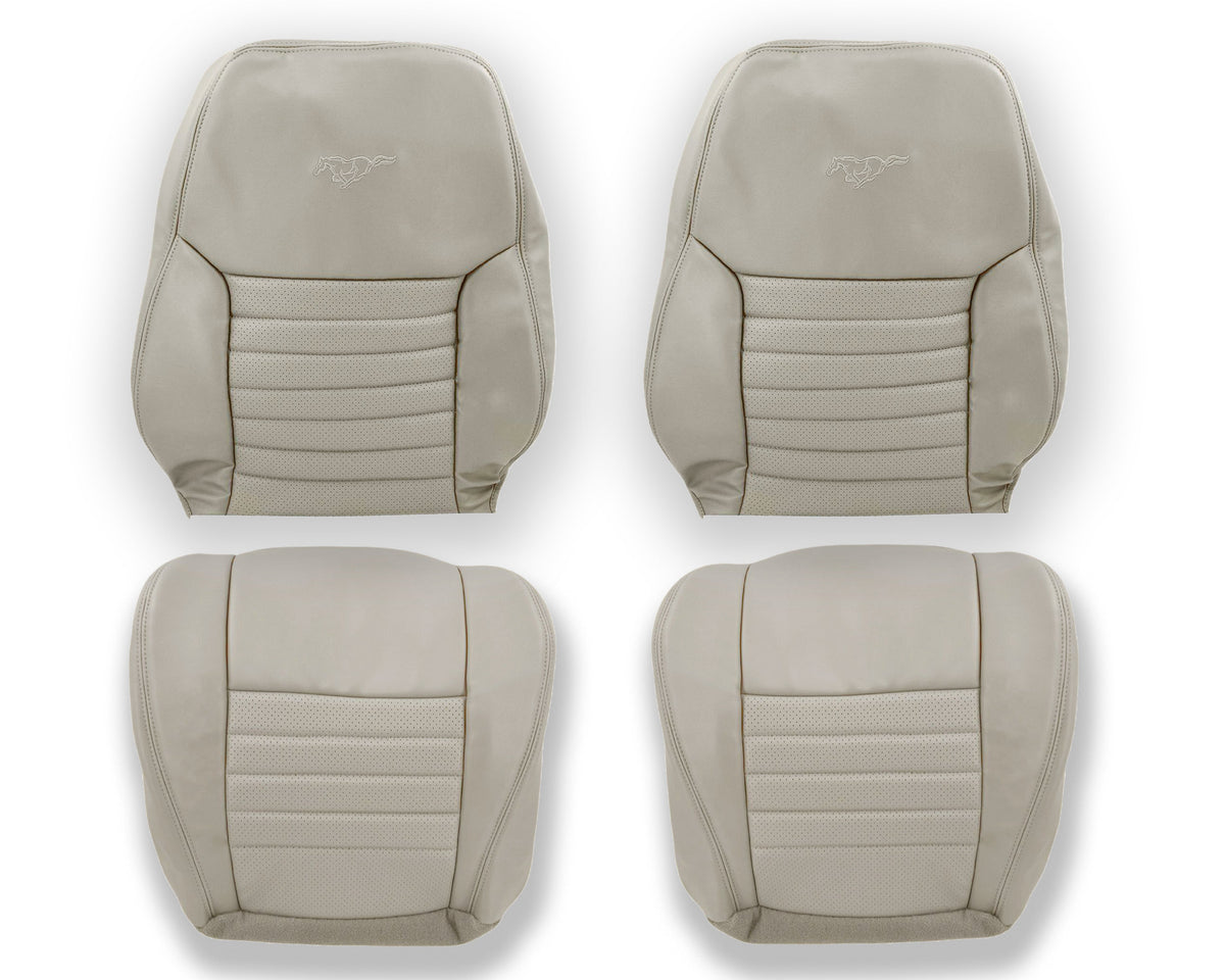 1999-2004 Ford Mustang GT Convertible in OXFORD WHITE Perforated Seat cover: Choose From Variation