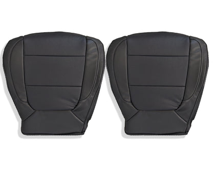 2019-2021 Chevy Silverado & GMC Sierra Perforated Leather Seat Cover Replacement in Black