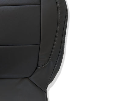 2019-2021 Chevy Silverado & GMC Sierra Perforated Leather Seat Cover Replacement in Black