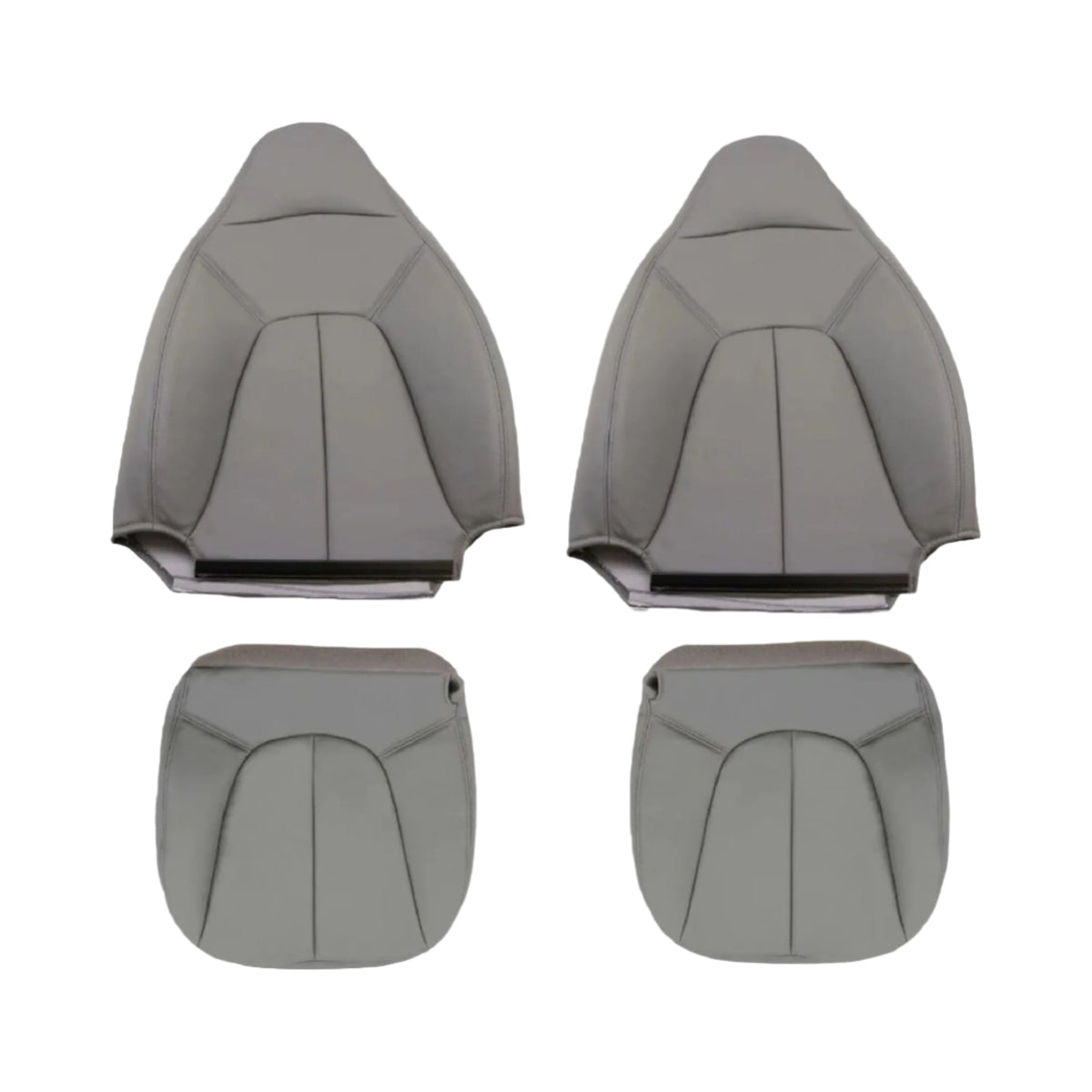 1997 1998 1999 2001 2002 Ford Expedition XLT Eddie Bauer LEATHER Seat Cover Gray