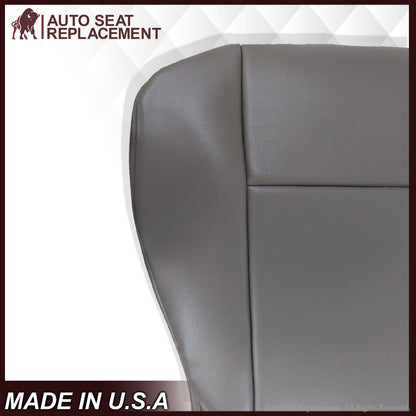 2009-2014 Ford E350 E450 E550 Econoline Van SOLID Bottom Cushion Foam & Seat Cover In Gray : Choose From Variations