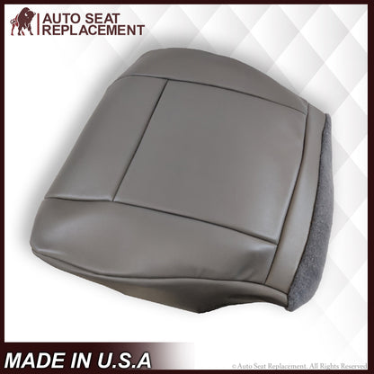 2009-2014 Ford E350 E450 E550 Econoline Van SOLID Bottom Cushion Foam & Seat Cover In Gray : Choose From Variations