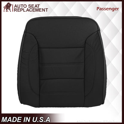2014 2015 2016 2017 2018 2019 GMC Sierra Denali Perforated Leather Seat Cover Replacement in Black (Perforated Jet Black)
