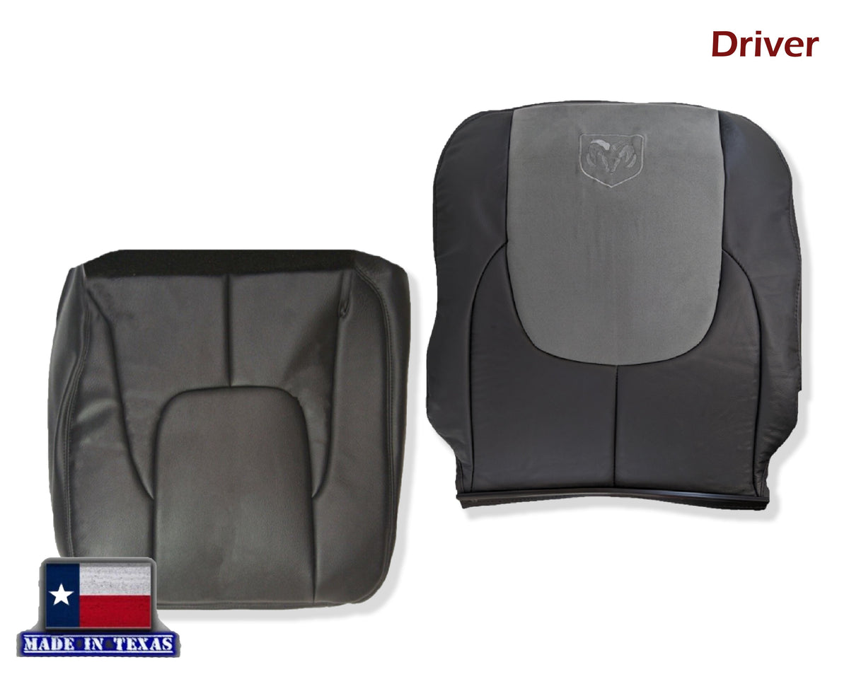 2004 2005 Dodge Ram 1500 2500 3500 Laramie SINGLE CAB WORK TRUCK  Replacement Seat Covers In Dark Slate "Dark Gray"