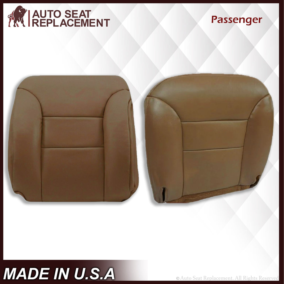 1995-1999 Chevy Tahoe Suburban Silverado Seat Cover in Dark Oak Tan (642): Choose your options