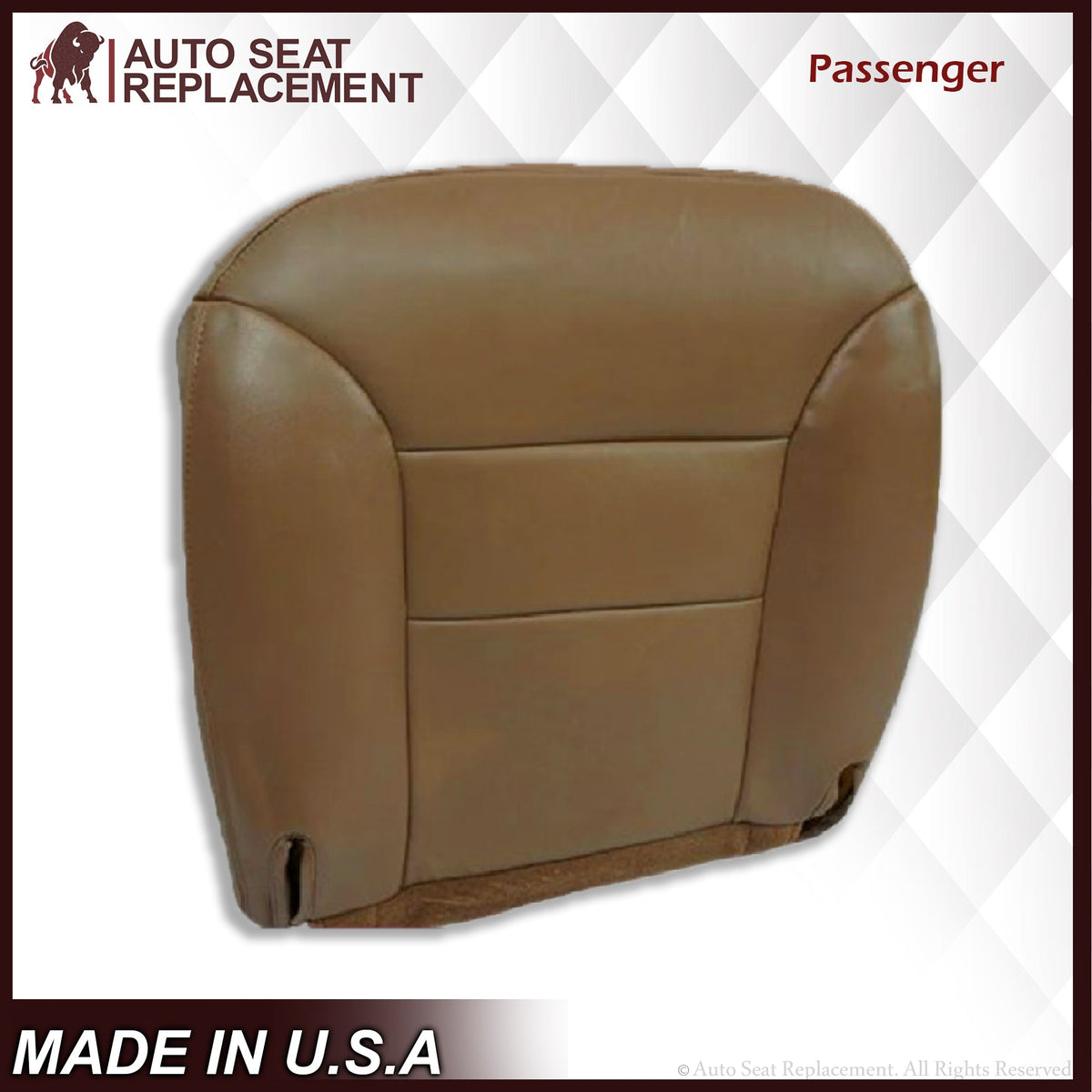 1995-1999 Chevy Tahoe Suburban Silverado Seat Cover in Dark Oak Tan (642): Choose your options