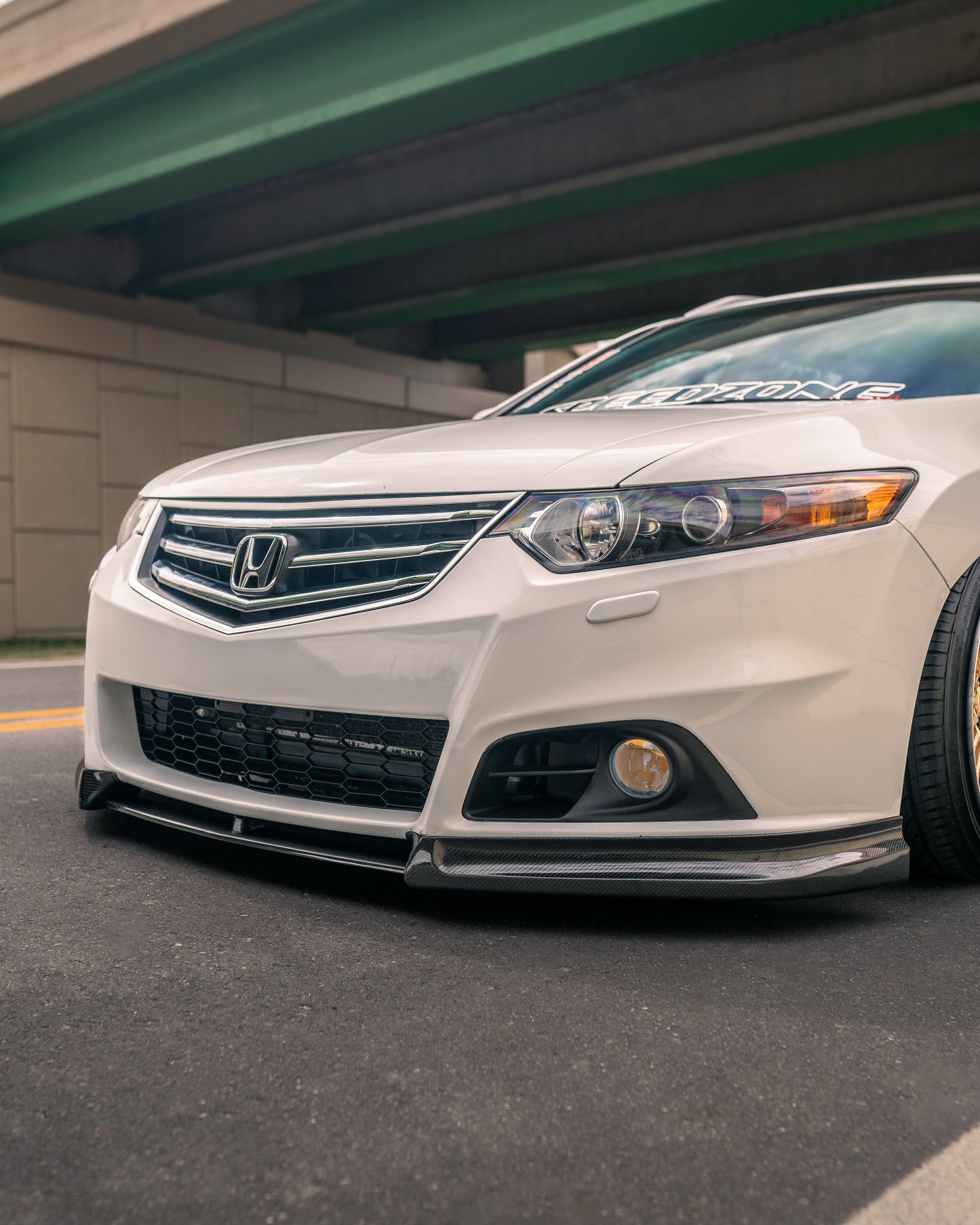 Spdz1 09-14 Acura Tsx Modulo Carbon Fiber Front Lip