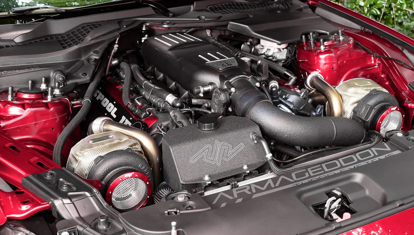 NGR Turbo Filter (Drag Edition) Red, One-Piece, Fits 5in & 4.5in