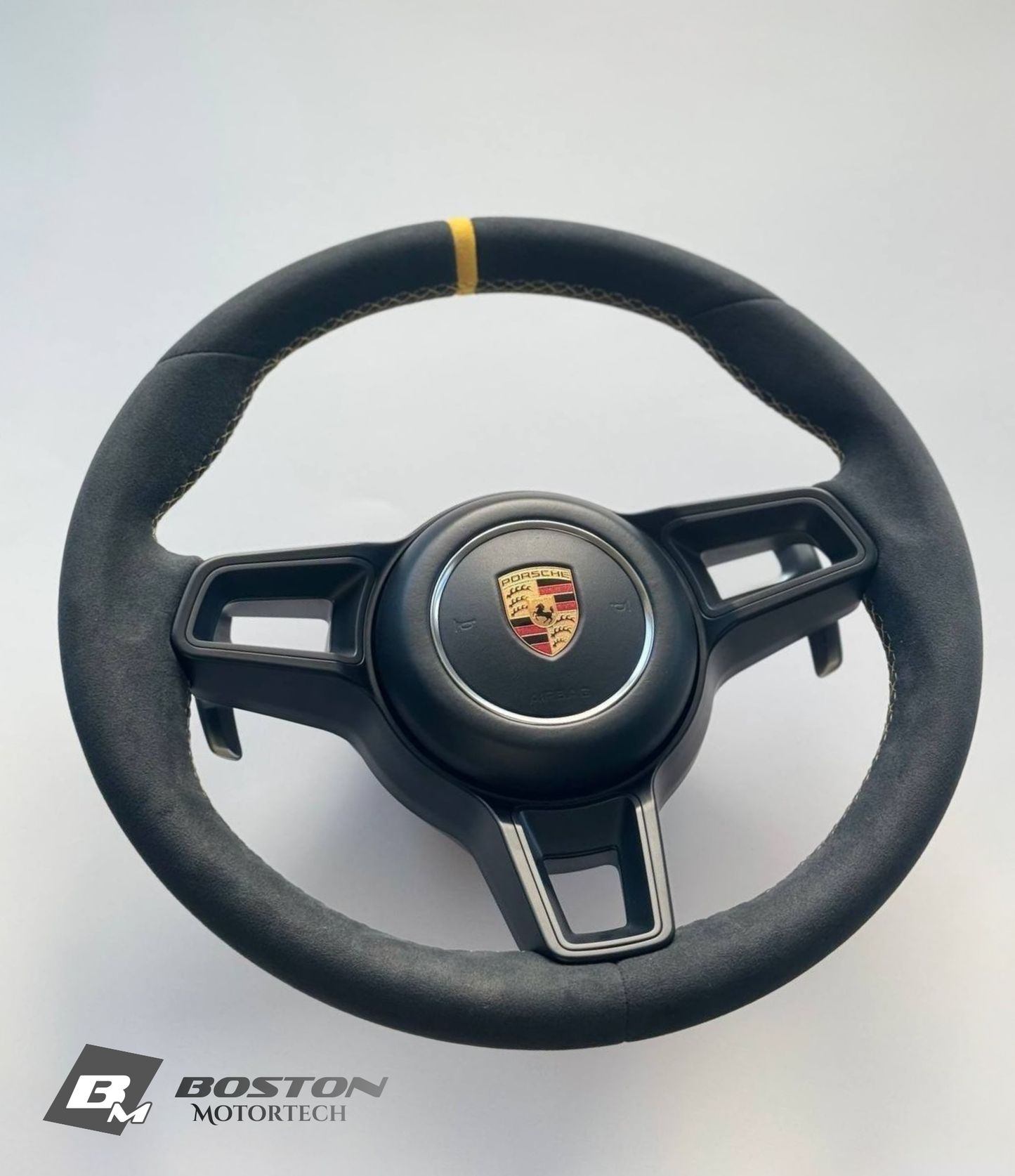 Genuine Porsche 991.2 Steering Wheel Full Set in Yellow
