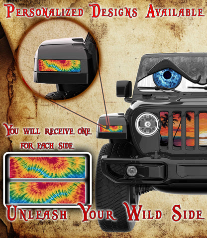 Tiedye Jl and Gladiator Turn signal decal 38