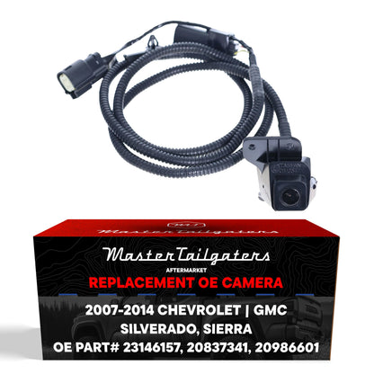 Chevrolet Silverado / GMC Sierra (2007-2014) OEM Replacement Backup Camera OE Part # 20837341, 20986601, 23146157