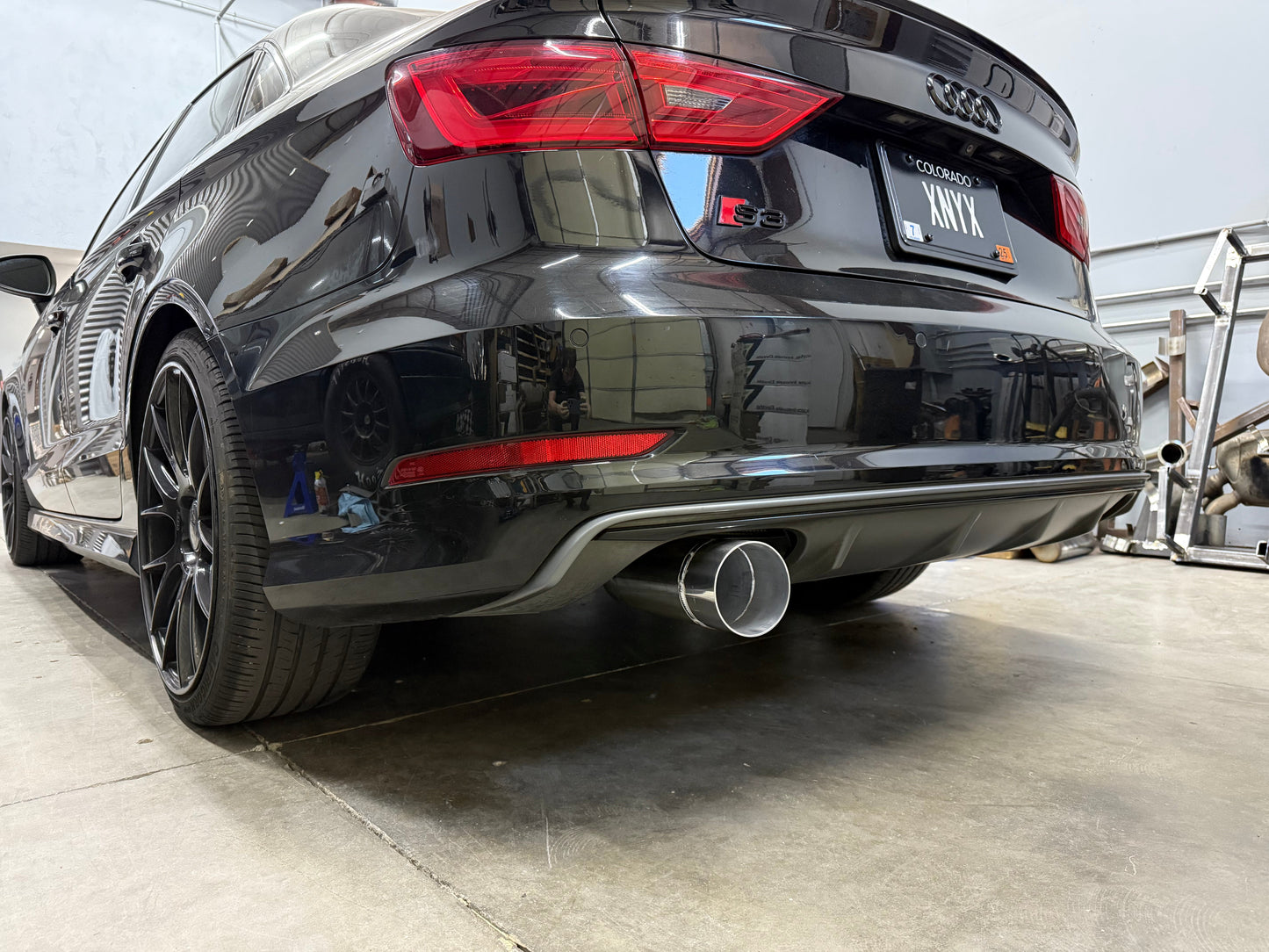 CCdesign 8V Audi S3 3" Single Exit Catback Exhaust (Driver Side)