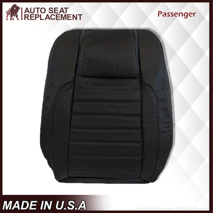 2010-2014 Ford Mustang GT Convertible Replacement Seat Cover In Charcoal Black "Black" : Choose From Variation