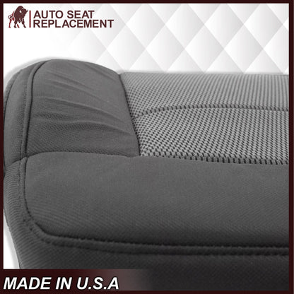 2004 2005 2006 Ford F150 XLT Bottom Seat Cover in Black & Gray Cloth