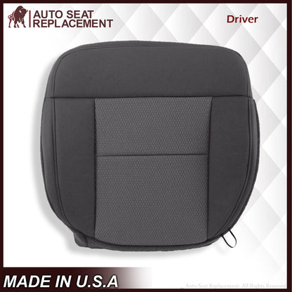 2004 2005 2006 Ford F150 XLT Bottom Seat Cover in Black & Gray Cloth