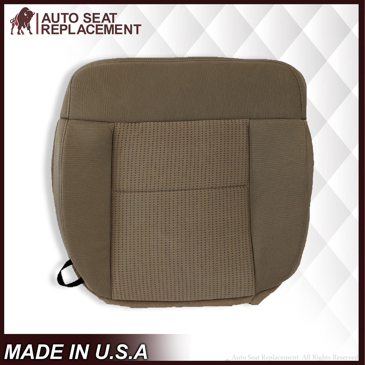 2007 2008 Ford F150 XLT Bottom Seat Cover in Pebble Tan Cloth