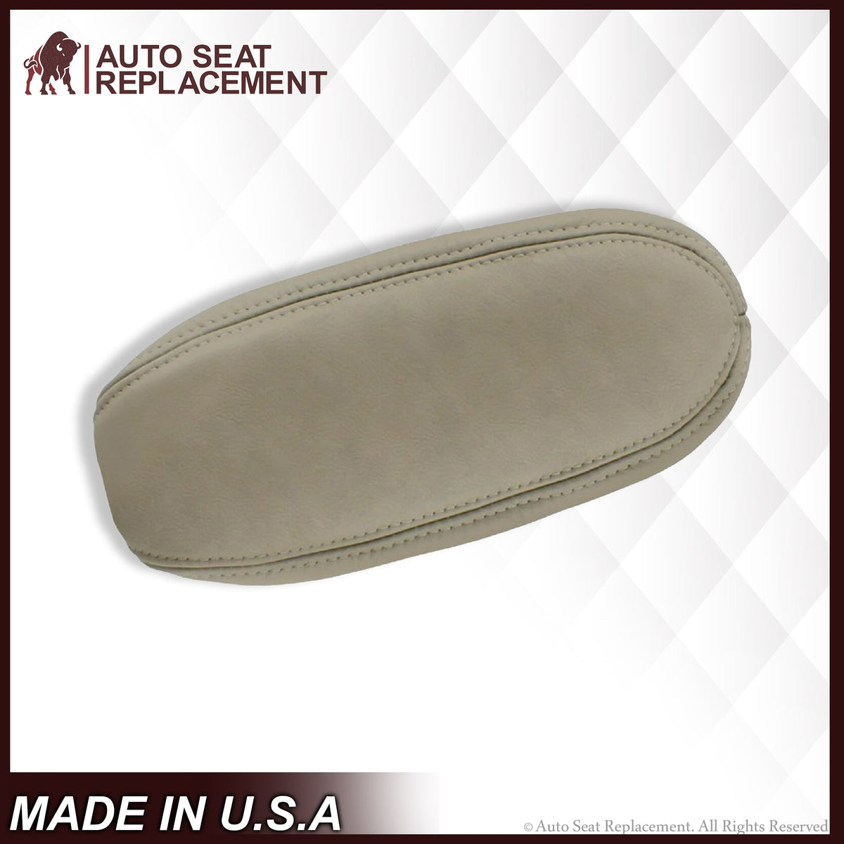 2001 2002 2003 Ford F350/F250 Lariat Extended Cab Perforated Leather Seat Cover in Tan
