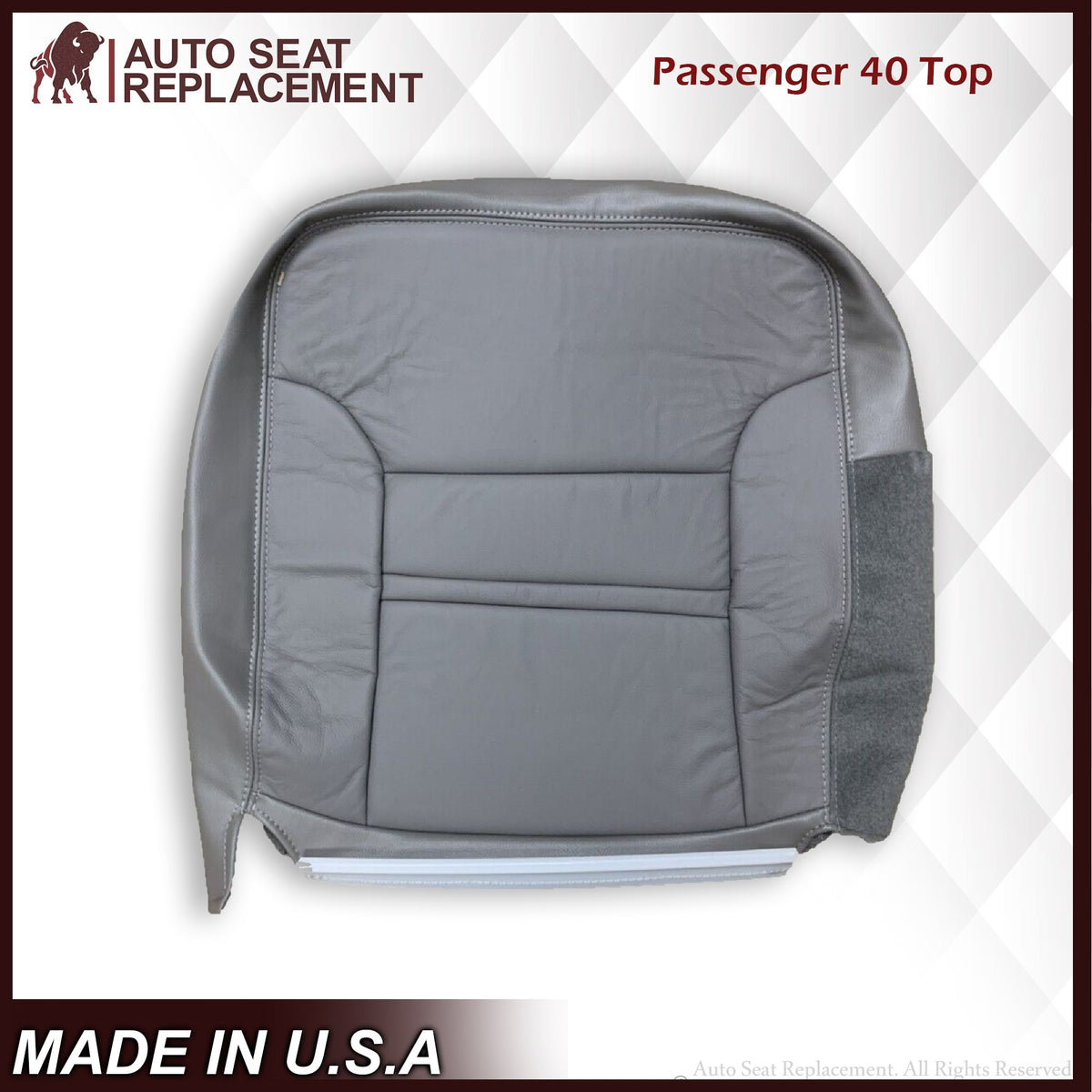 2002-2005 Ford Excursion Limited SECOND ROW 60/40 SPLIT Seat Cover in Gray: Choose From Variations
