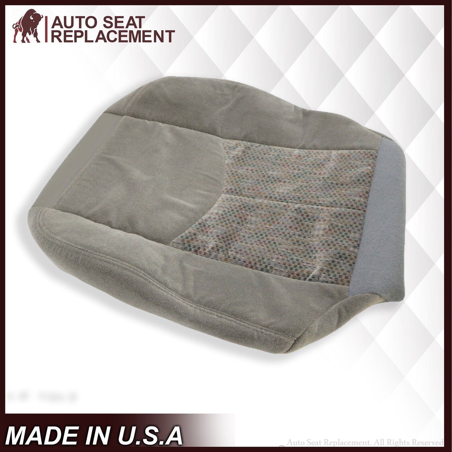 2003 2004 2005 2006 Chevy Suburban Bottom Gray Cloth Seat Cover