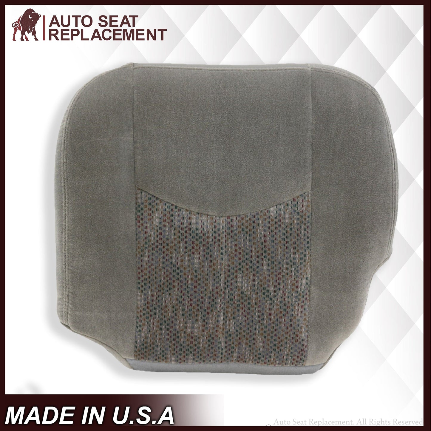 2003 2004 2005 2006 Chevy Suburban Bottom Gray Cloth Seat Cover