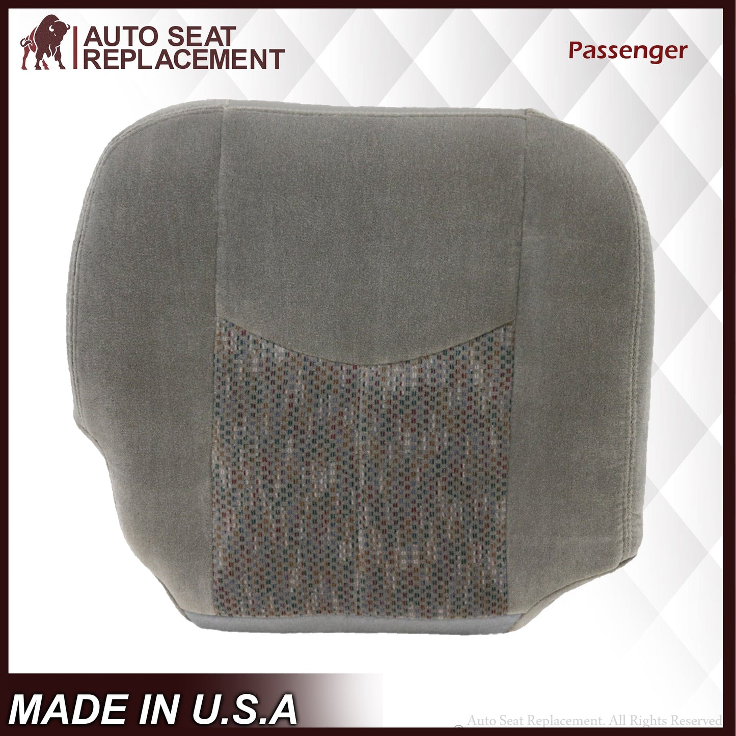 2003 2004 2005 2006 Chevy Suburban Bottom Gray Cloth Seat Cover