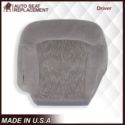 2000 2001 2002 Chevy Tahoe Suburban Bottom Seat Cover in Gray Cloth