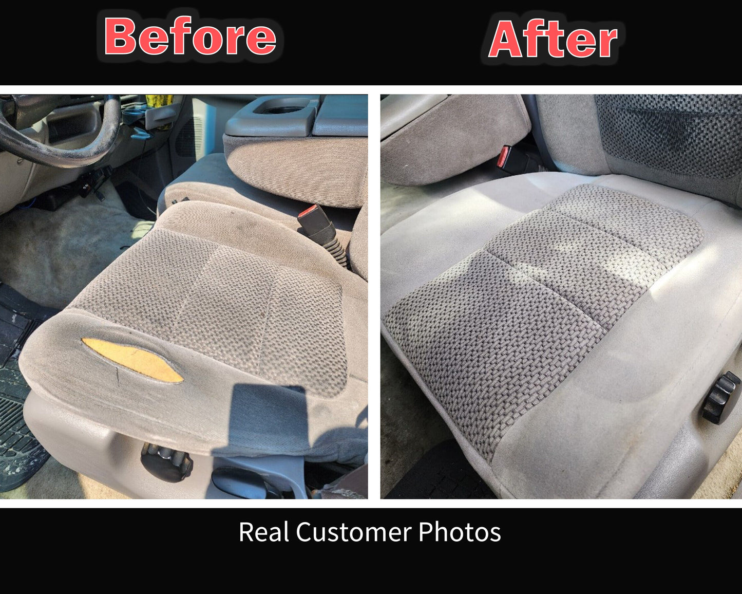 2001 Ford F250 F350 XLT Extended Quad Cab Gray Cloth Seat Cover