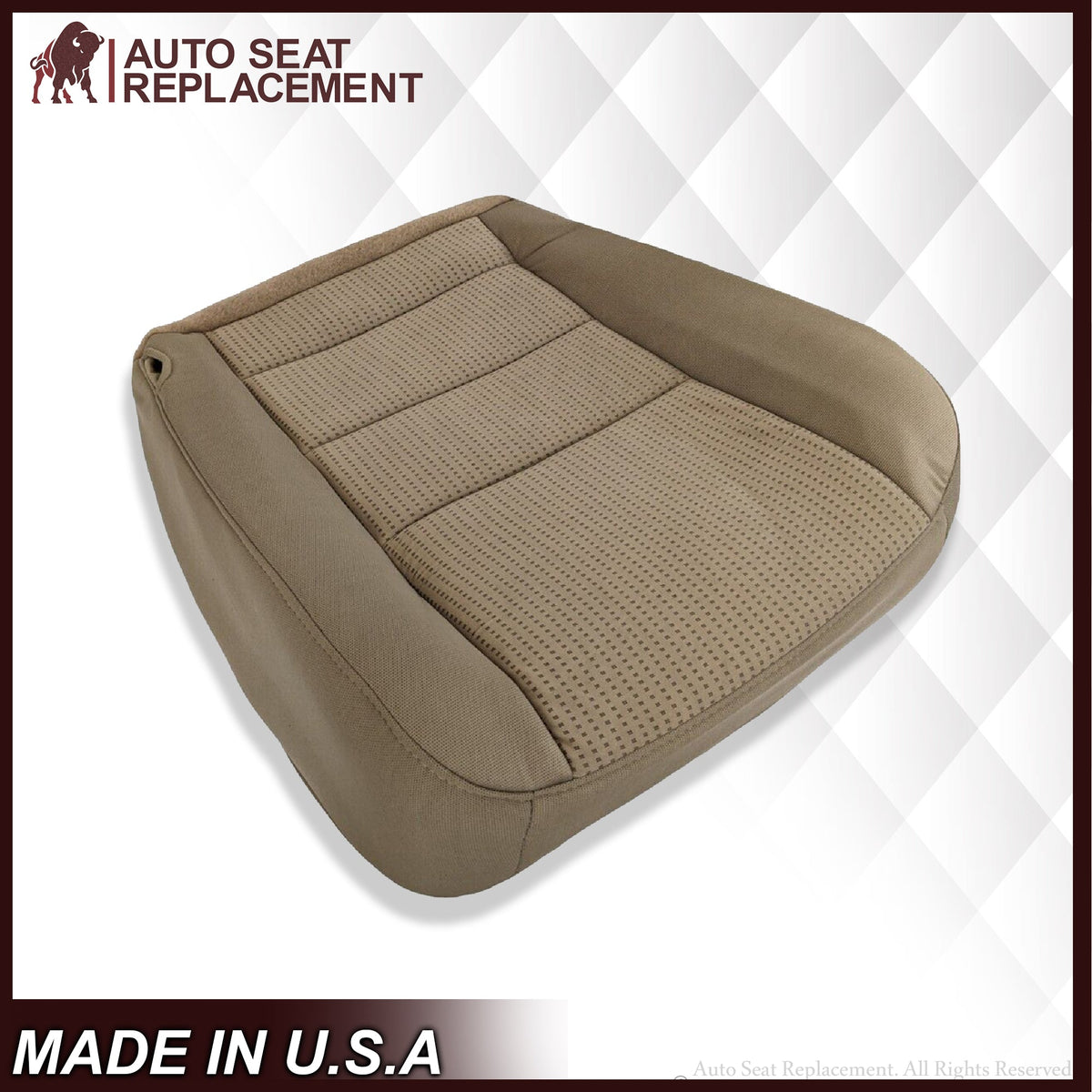 2008-2010 Ford F-250 F-350 F-450 F-550 XLT Seat Cover in Tan Cloth
