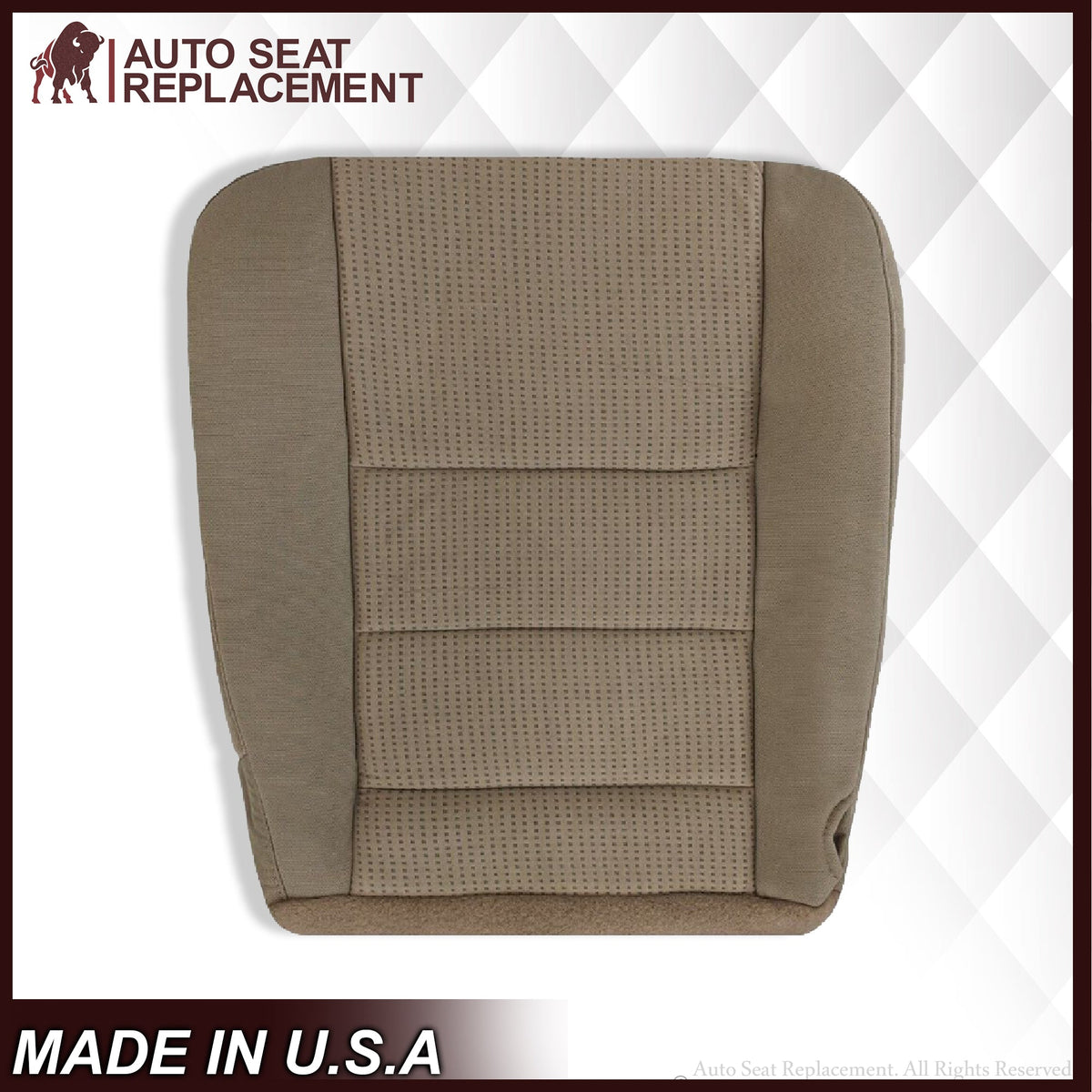 2008-2010 Ford F-250 F-350 F-450 F-550 XLT Seat Cover in Tan Cloth