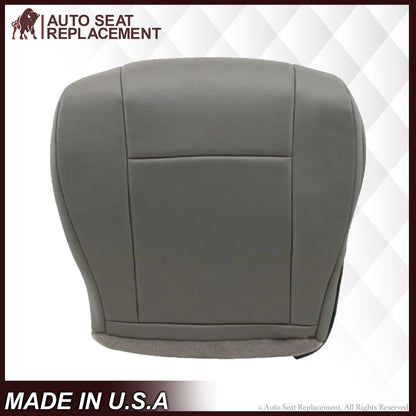 2009-2014 Ford E350 E450 E550 Econoline Van PERFORATED Bottom Seat Cover In Gray