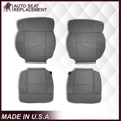 2004 2005 2006 2007 2008 Ford F150 XL Cloth Seat Covers in Medium Flint Gray