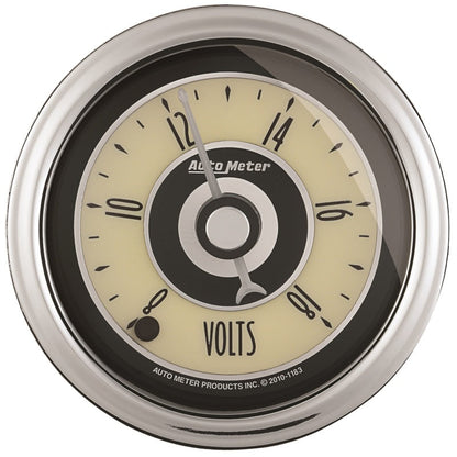 AutoMeter Gauge Voltmeter 2-1/16in. 18V Digital Stepper Motor Cruiser Ad 1182