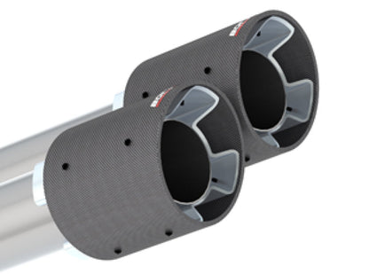Borla 2020 Ford GT500 5.2L AT 3in ATAK CatBack Exhaust w/ Carbon Fiber Tips 140837CF