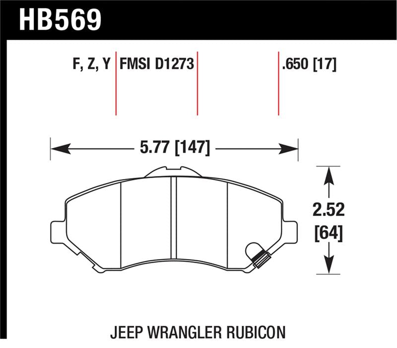 Hawk LTS Street Brake Pads